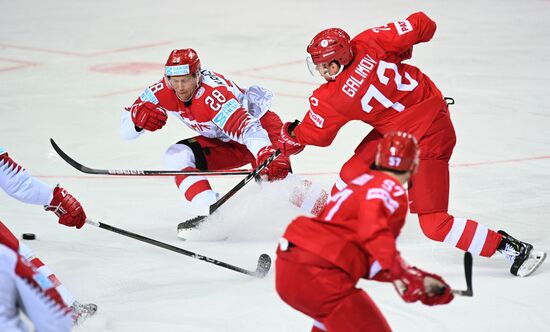 Хоккей. Чемпионат мира. Матч Россия - Дания 