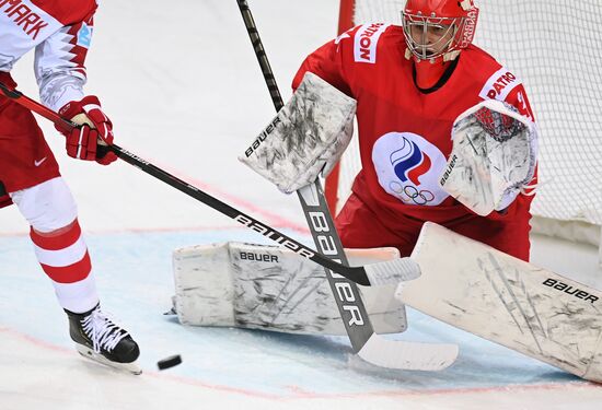 Хоккей. Чемпионат мира. Матч Россия - Дания 