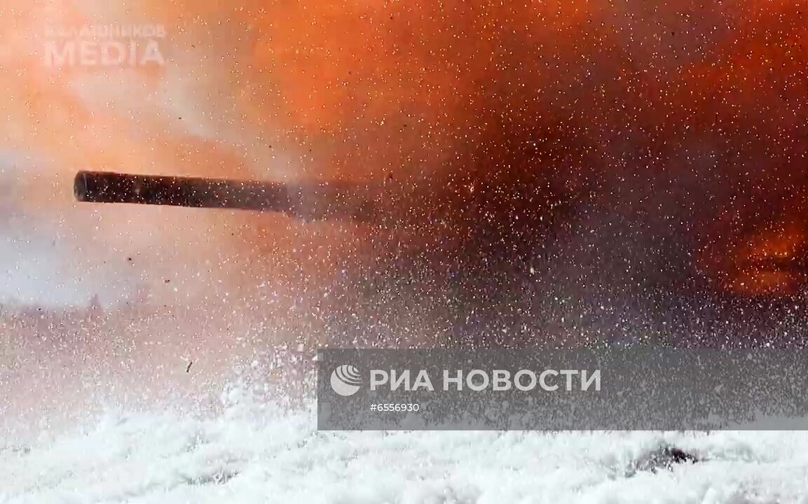 Испытания управляемых ракет "Вихрь"