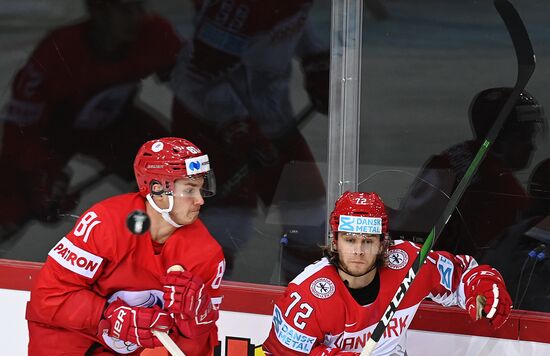 Хоккей. Чемпионат мира. Матч Россия - Дания 