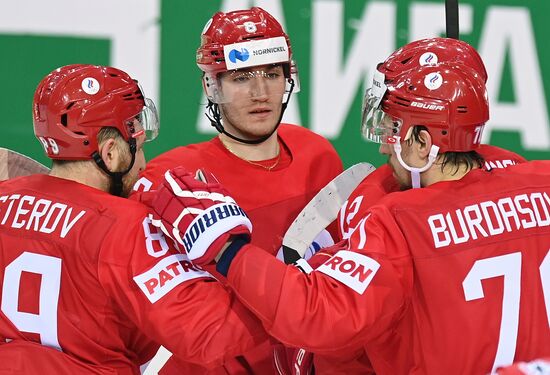 Хоккей. Чемпионат мира. Матч Россия - Дания 