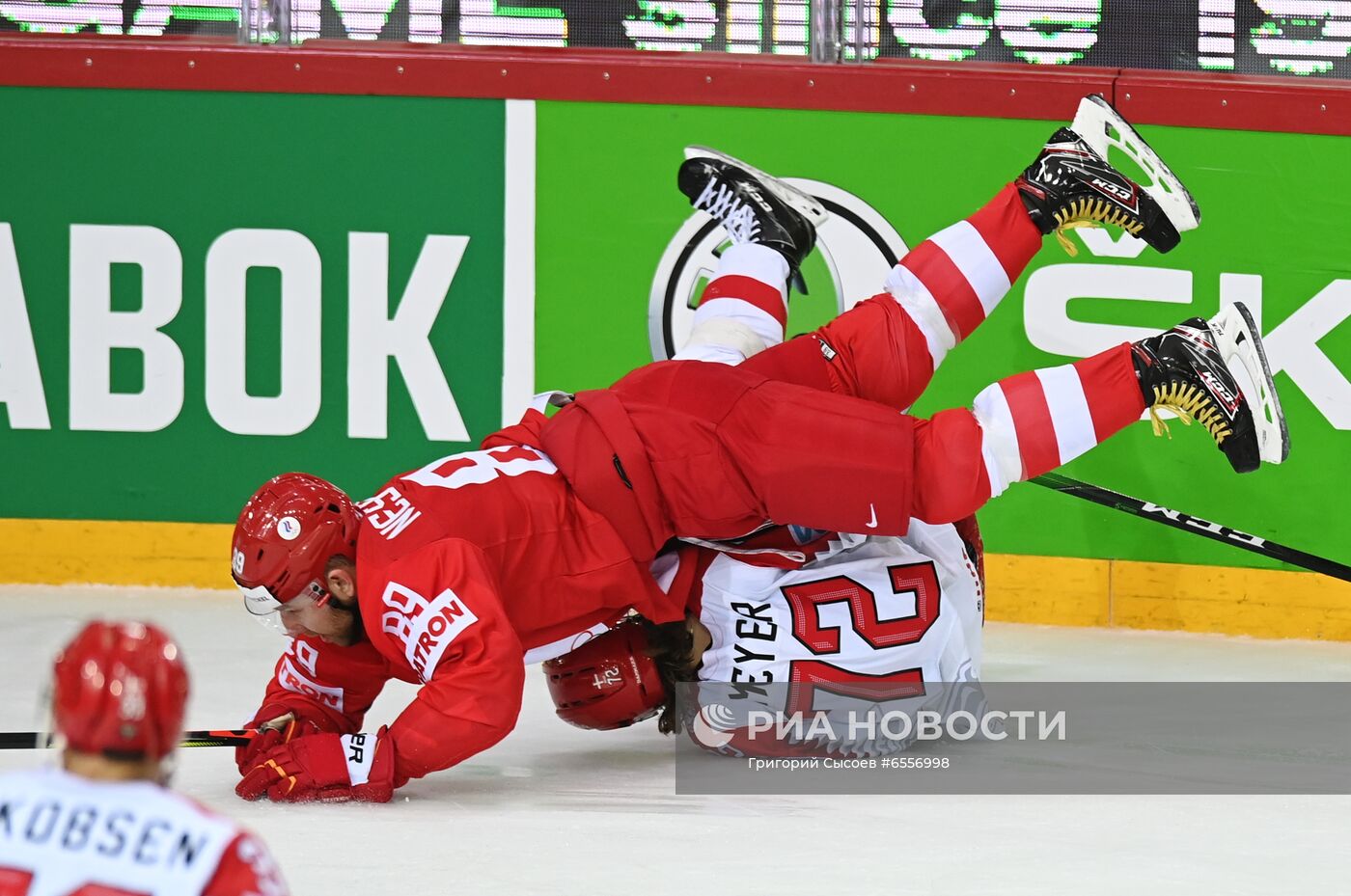 Хоккей. Чемпионат мира. Матч Россия - Дания 