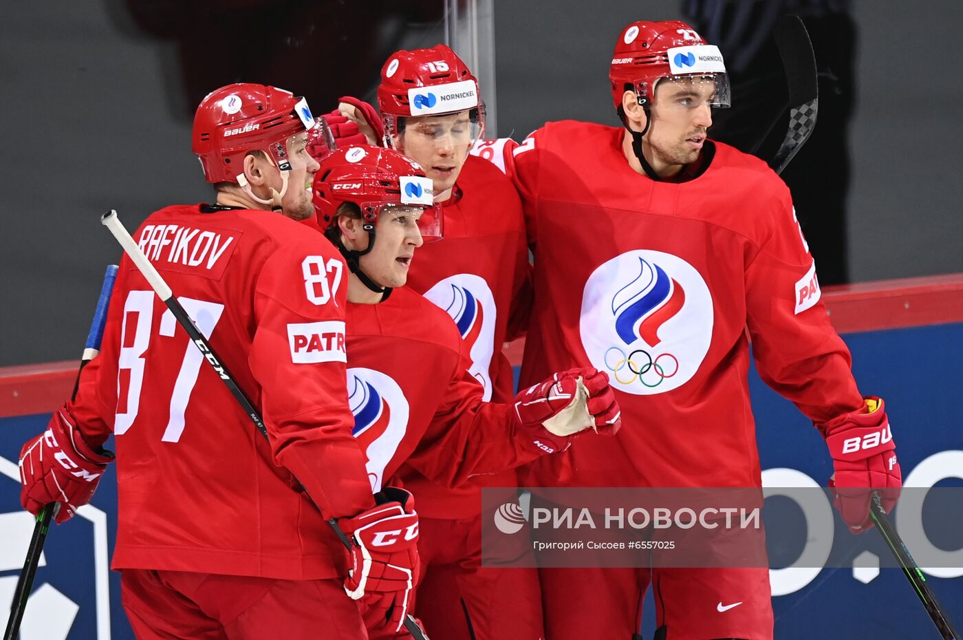 Хоккей. Чемпионат мира. Матч Россия - Дания 