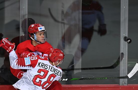 Хоккей. Чемпионат мира. Матч Россия - Дания 