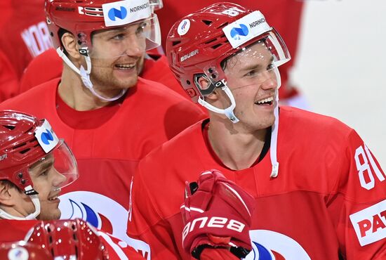 Хоккей. Чемпионат мира. Матч Россия - Дания 