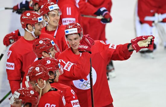 Хоккей. Чемпионат мира. Матч Россия - Дания 