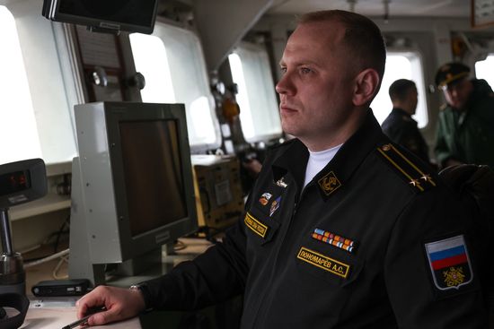 Учения Северного флота "Кумжа-2021" с участием крейсера "Пётр Великий"