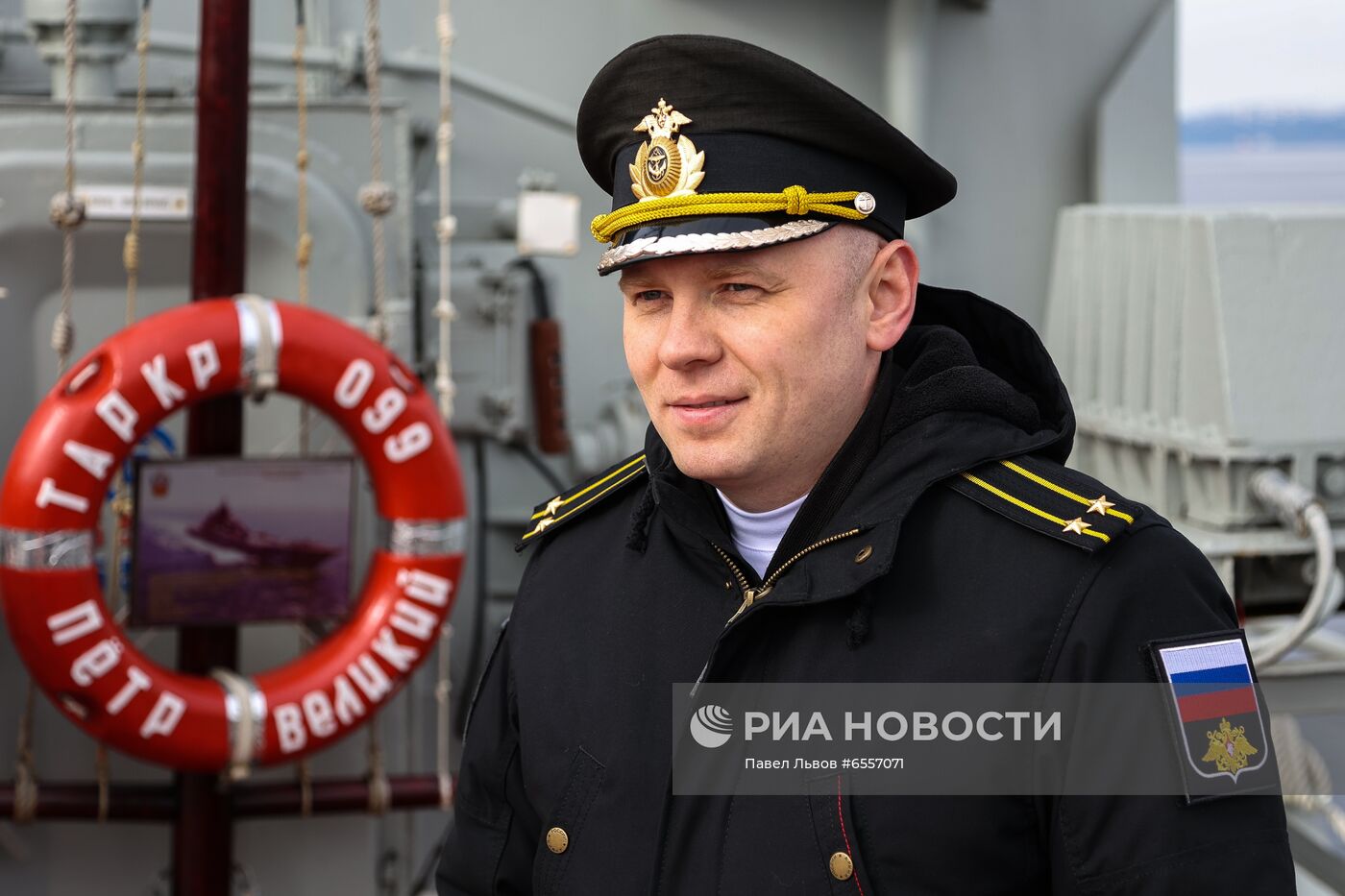Учения Северного флота "Кумжа-2021" с участием крейсера "Пётр Великий"