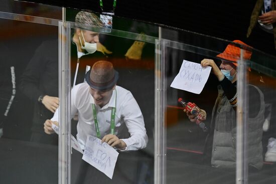 Хоккей. Чемпионат мира. Матч Россия - Дания 