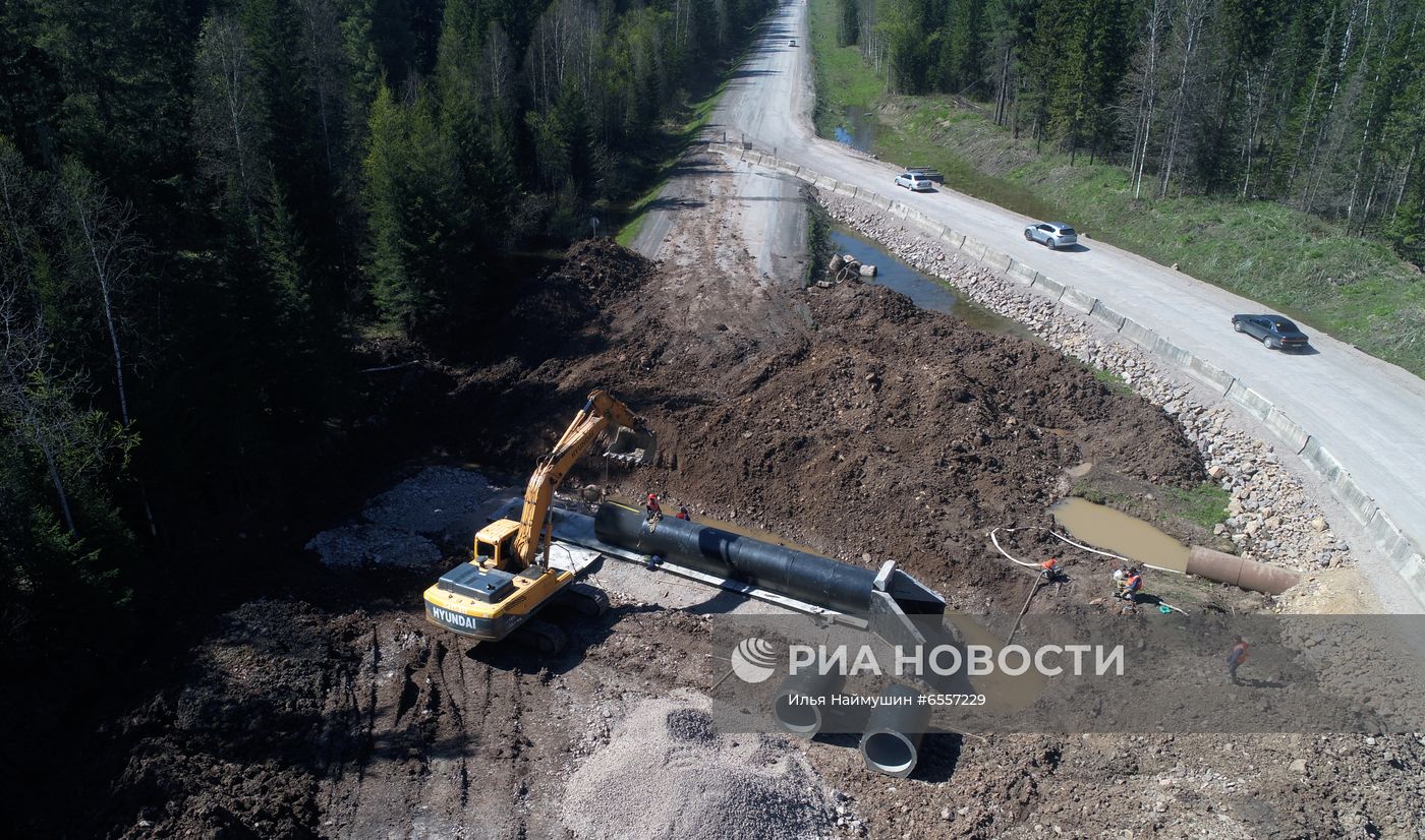 Ремонт федеральной трассы "Енисей"