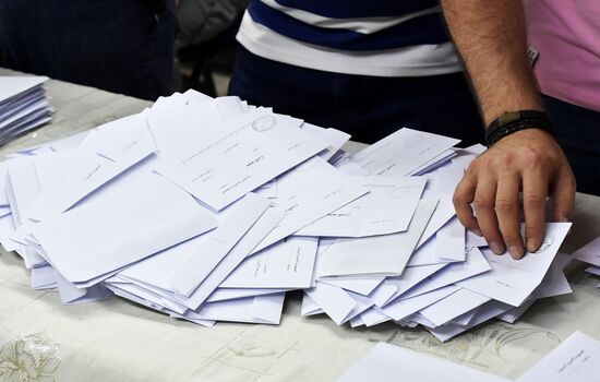 Подсчёт голосов на президентских выборах в Сирии