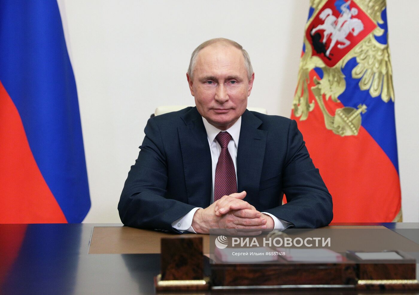 Президент РФ В. Путин выступил с видеообращением к участникам российского конгресса по детской онкологии