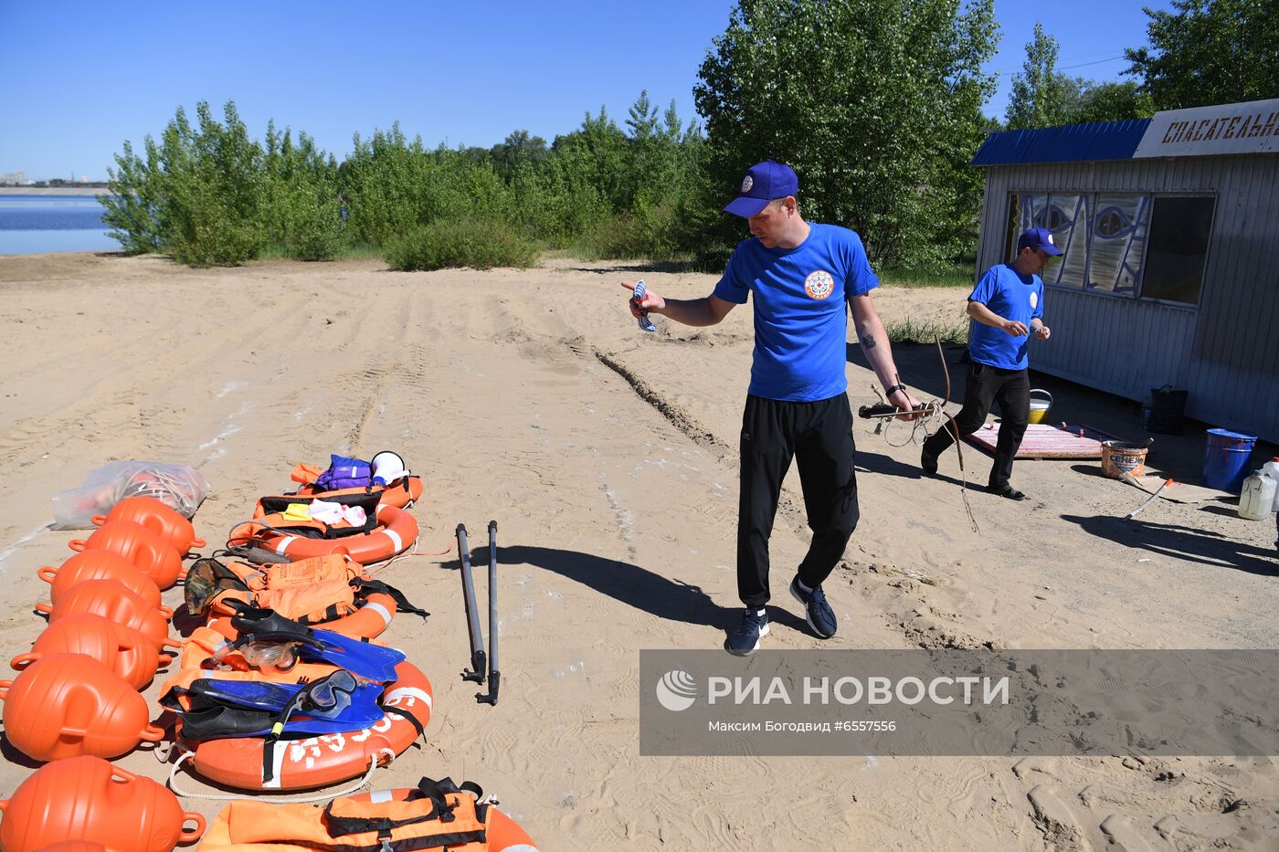 Проверка пляжа "Локомотив" в Казани на готовность к летнему сезону