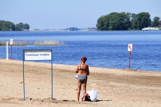 Проверка пляжа "Локомотив" в Казани на готовность к летнему сезону