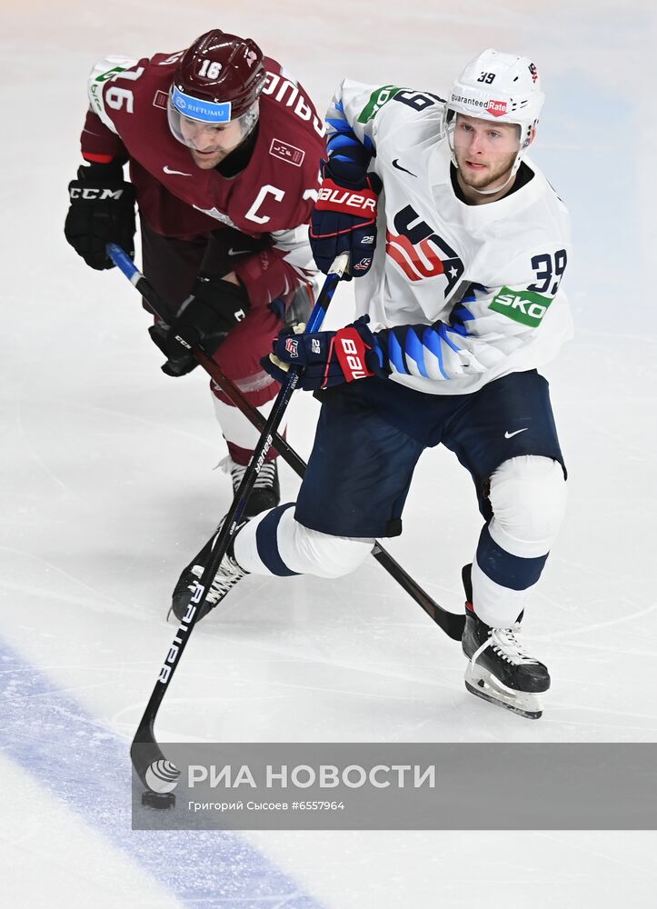 Хоккей. Чемпионат мира. Матч США - Латвия 