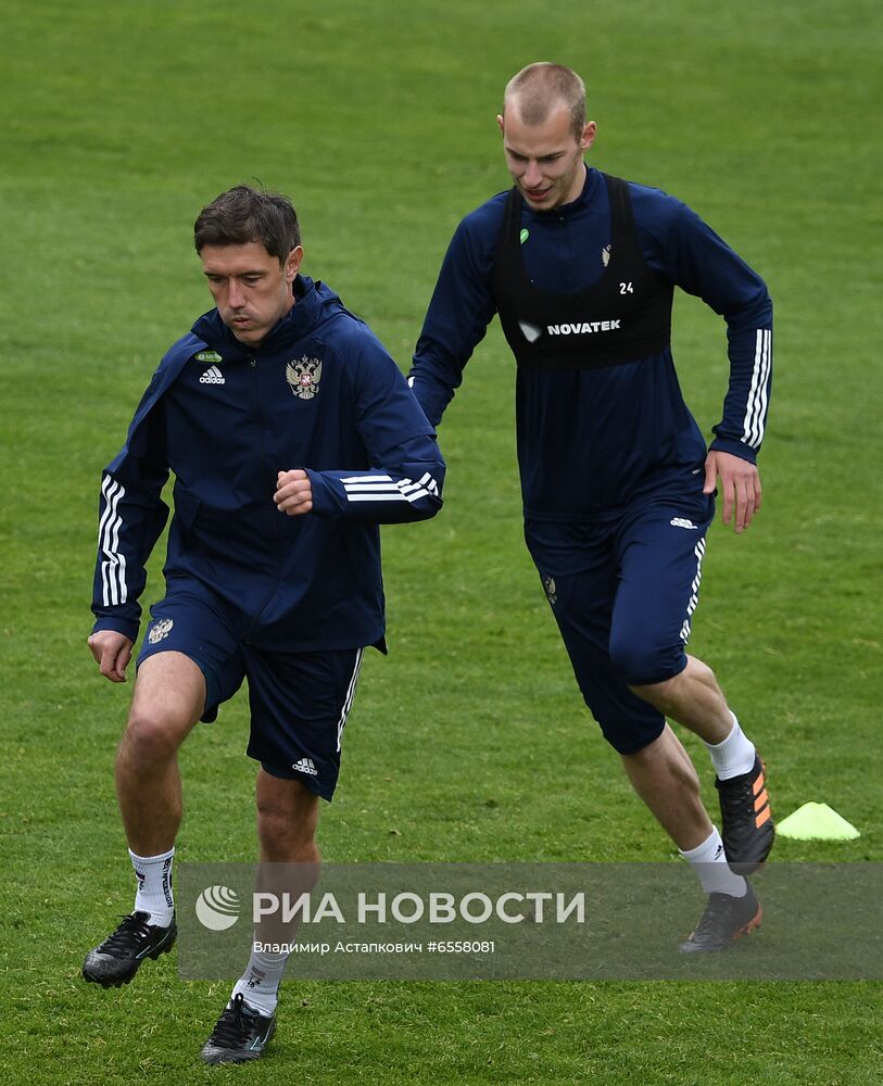 Футбол. Учебно-тренировочный сбор национальной команды