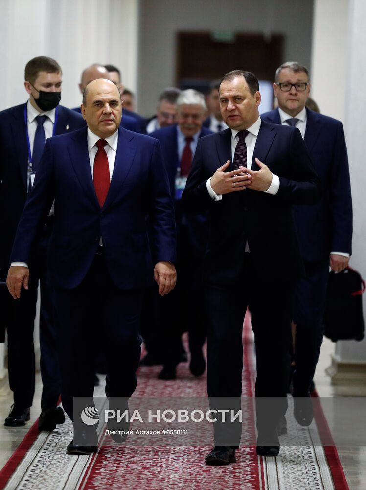 Рабочий визит премьер-министра РФ М. Мишустина в Белоруссию