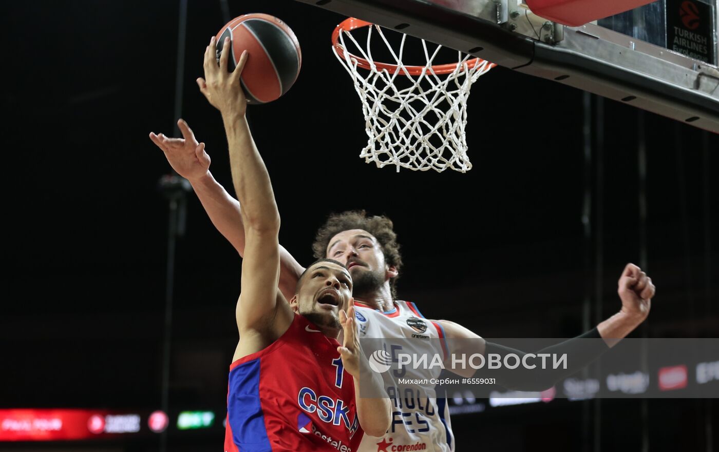 Баскетбол. Евролига. Финал четырех. Матч ЦСКА - "Анадолу Эфес"