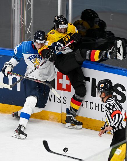 Хоккей. Чемпионат мира. Матч Германия - Финляндия 