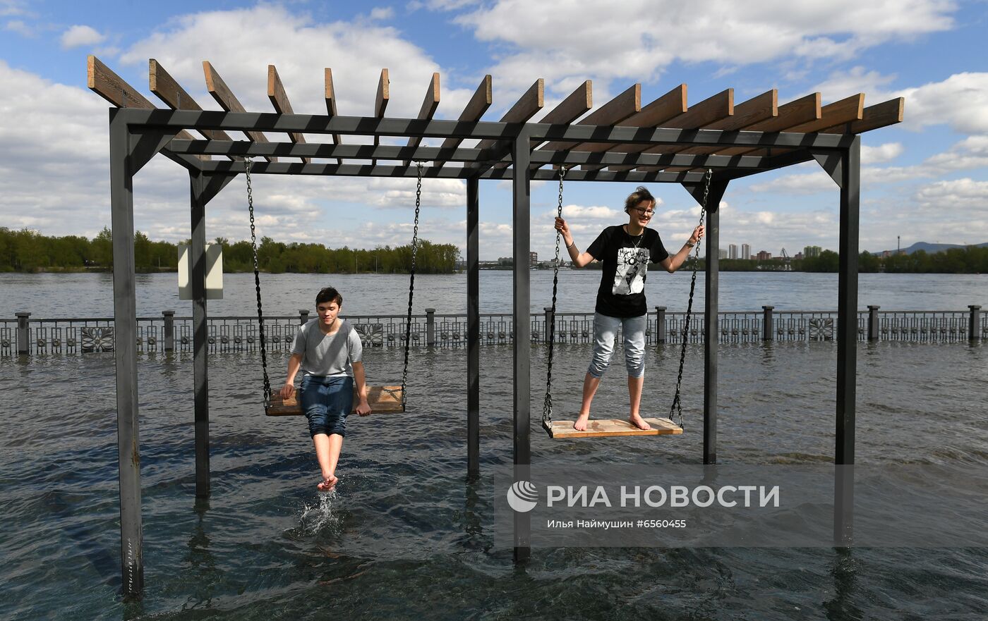 Половодье в Красноярске