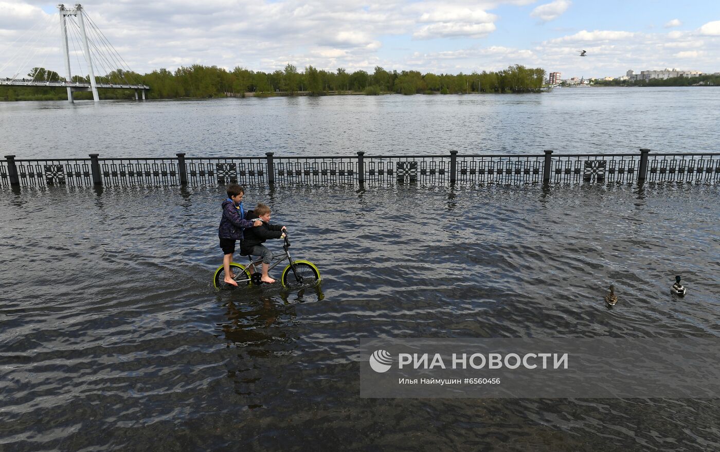 Половодье в Красноярске