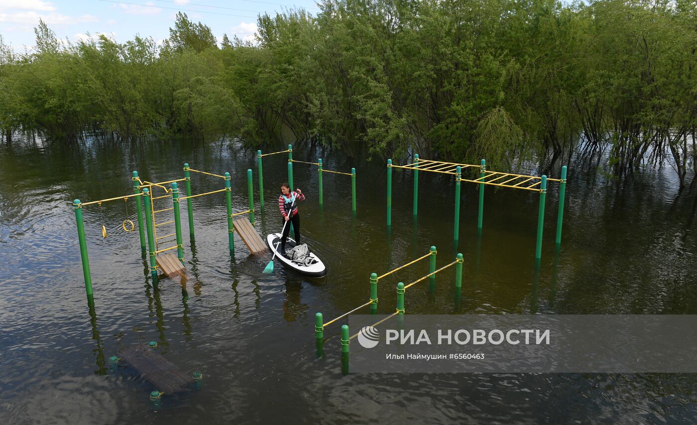 Половодье в Красноярске