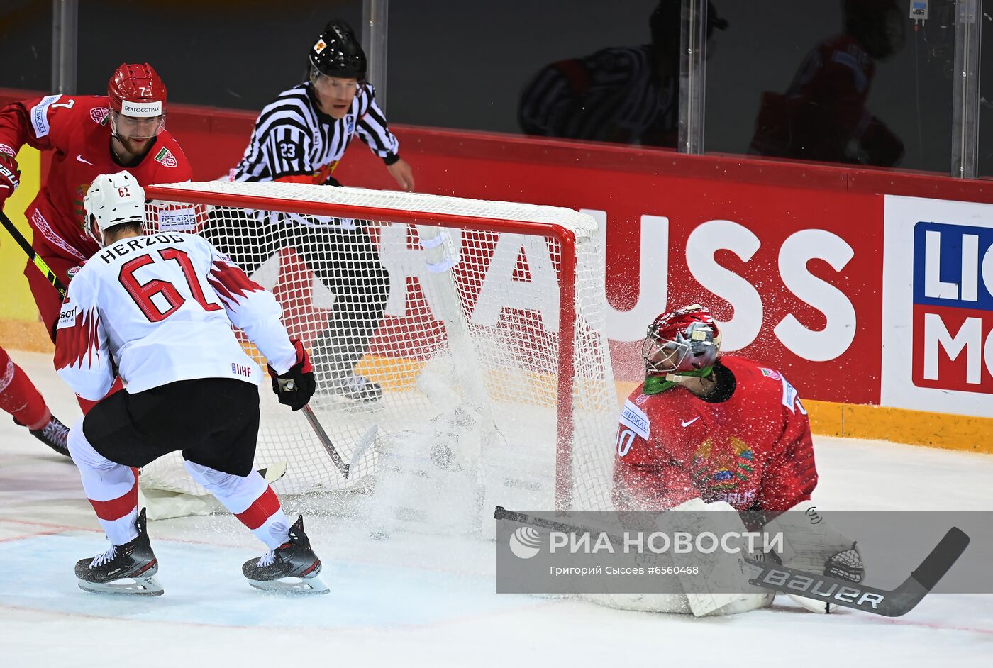 Хоккей. Чемпионат мира. Матч Белоруссия - Швейцария 