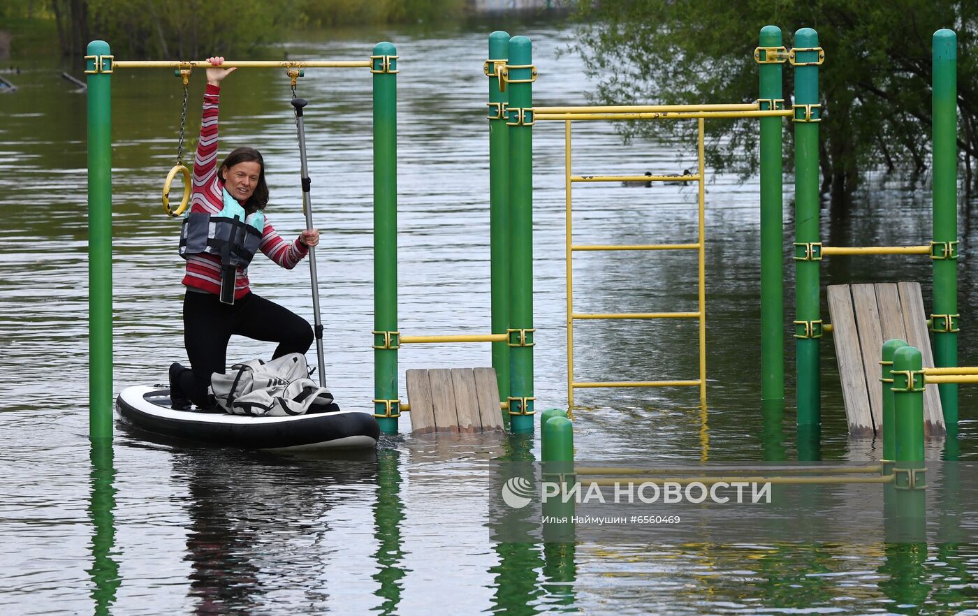 Половодье в Красноярске