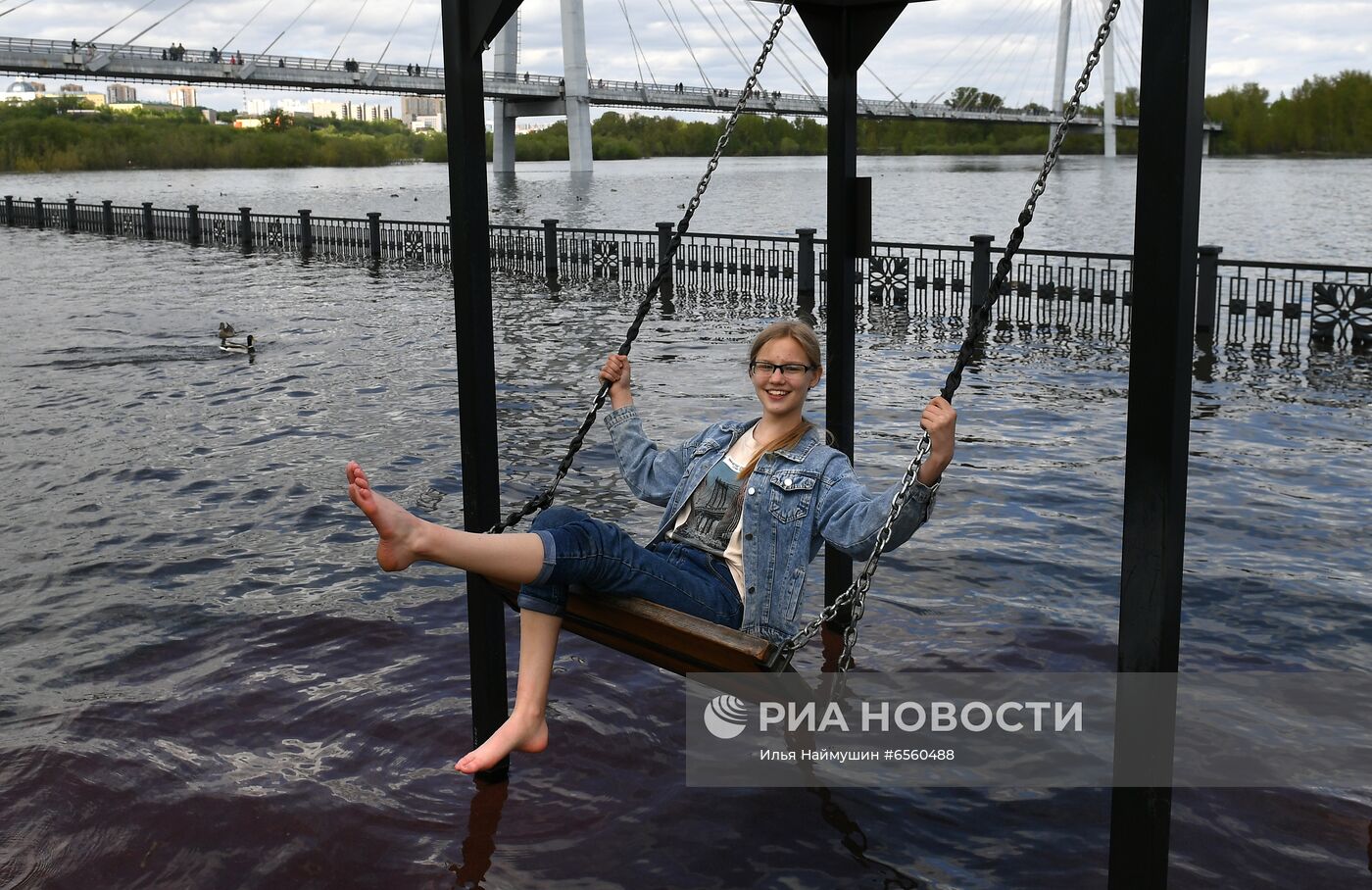 Половодье в Красноярске