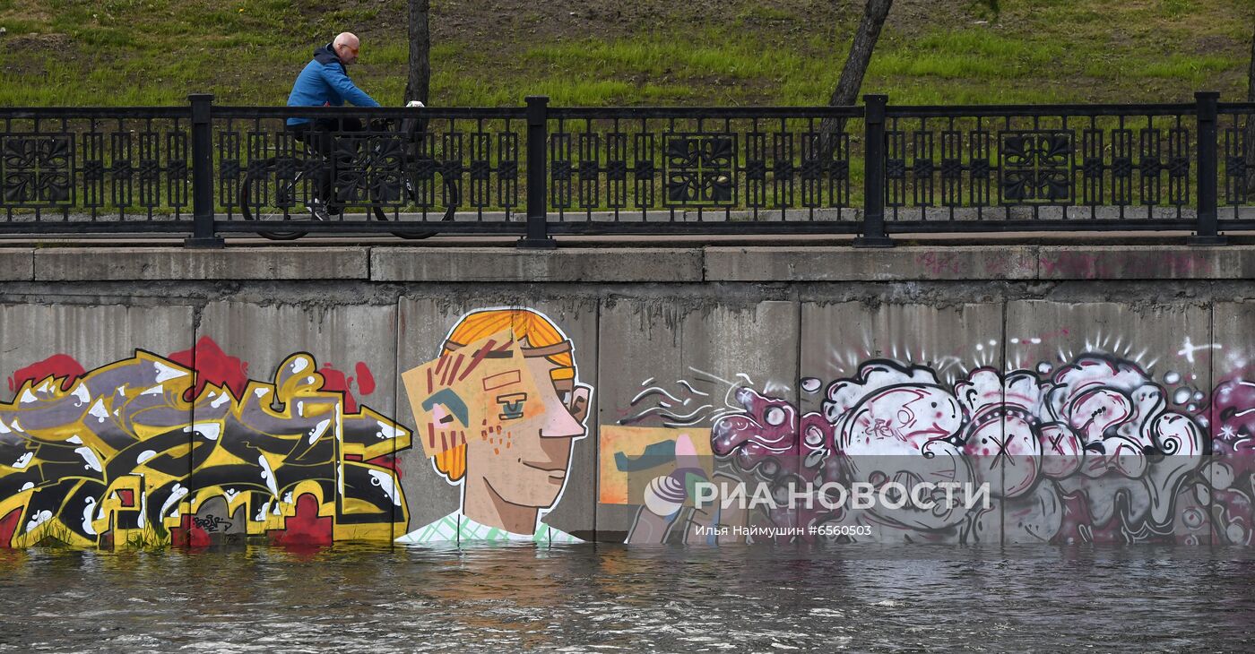 Половодье в Красноярске