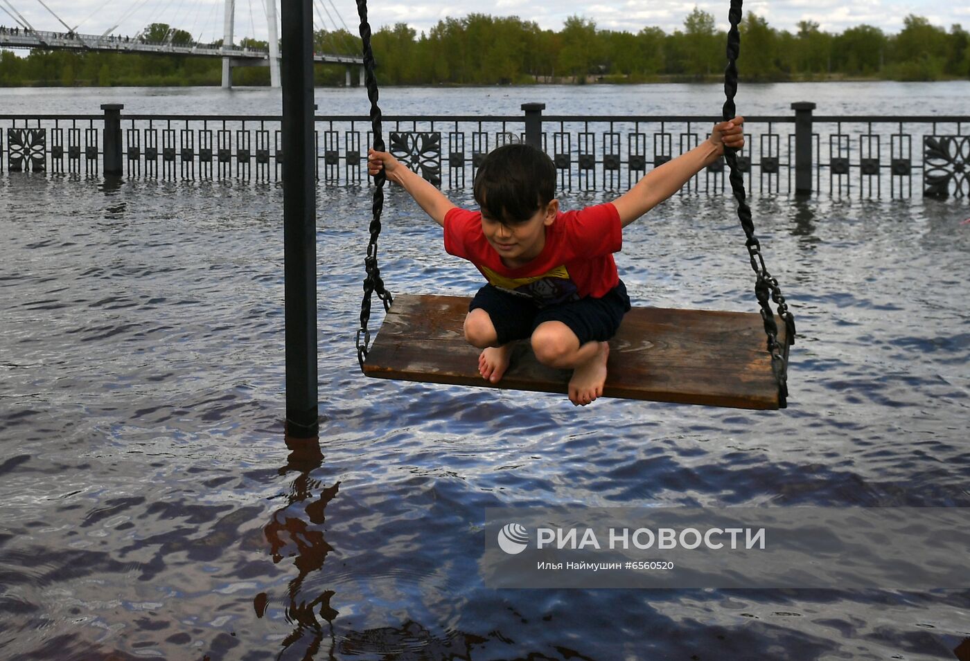 Половодье в Красноярске