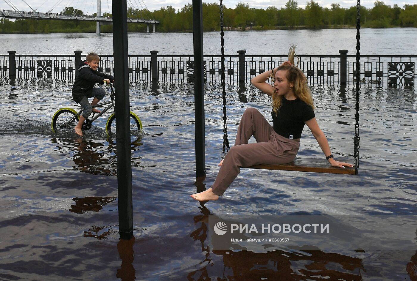 Половодье в Красноярске