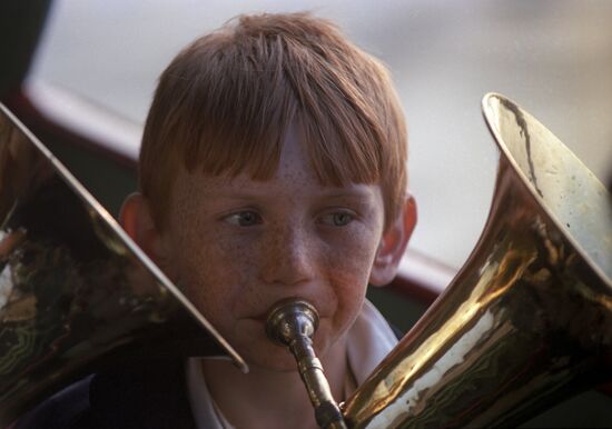 Всесоюзный праздник духовой музыки в Москве