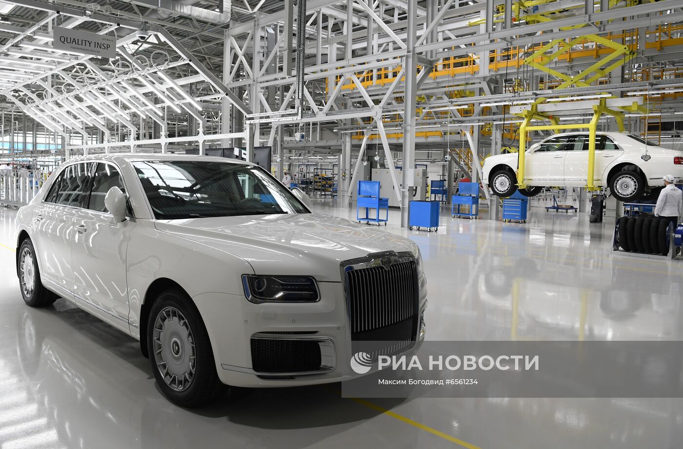 Старт серийного производства автомобилей Aurus Senat