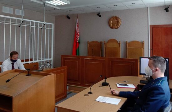 Заседание суда по делу россиянки С. Сапеги в Минске