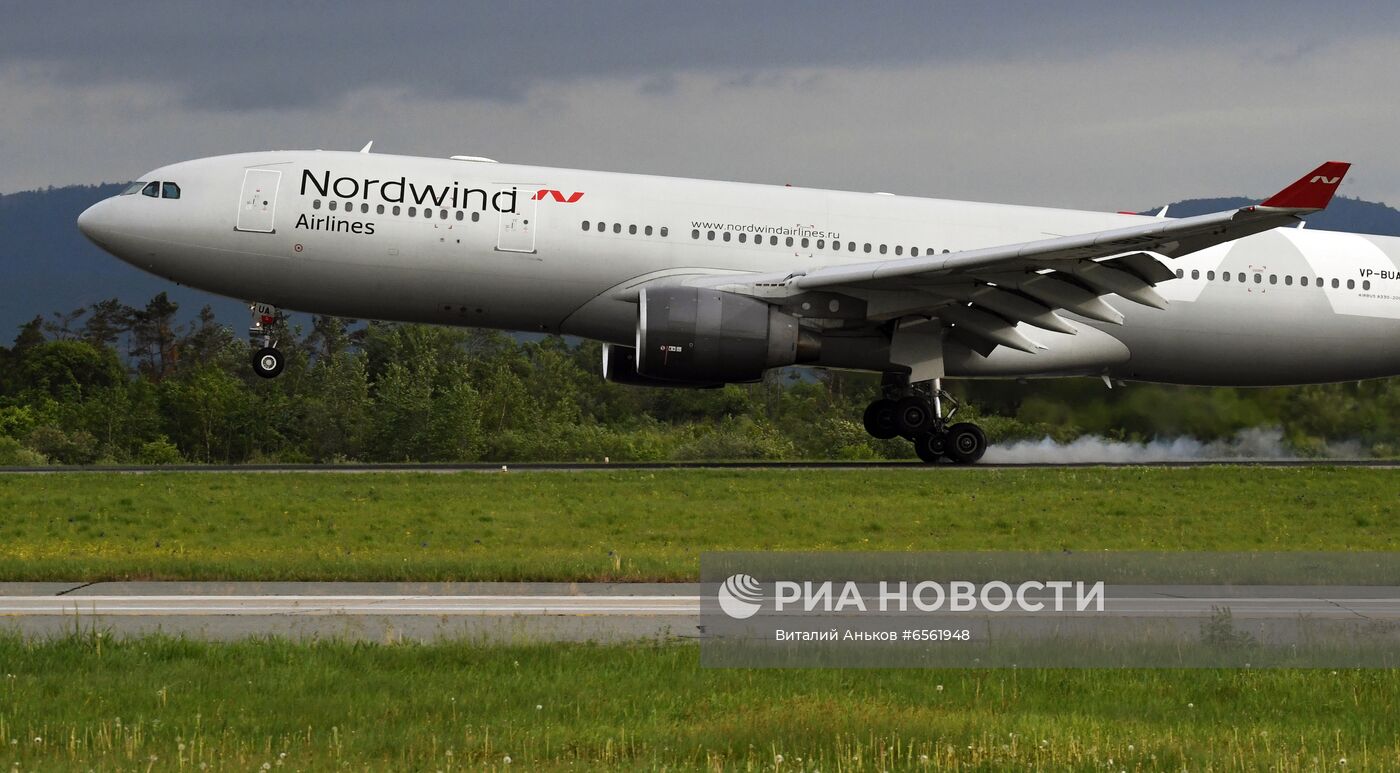 Первый беспосадочный рейс компании Nordwind Владивосток-Санкт-Петербург