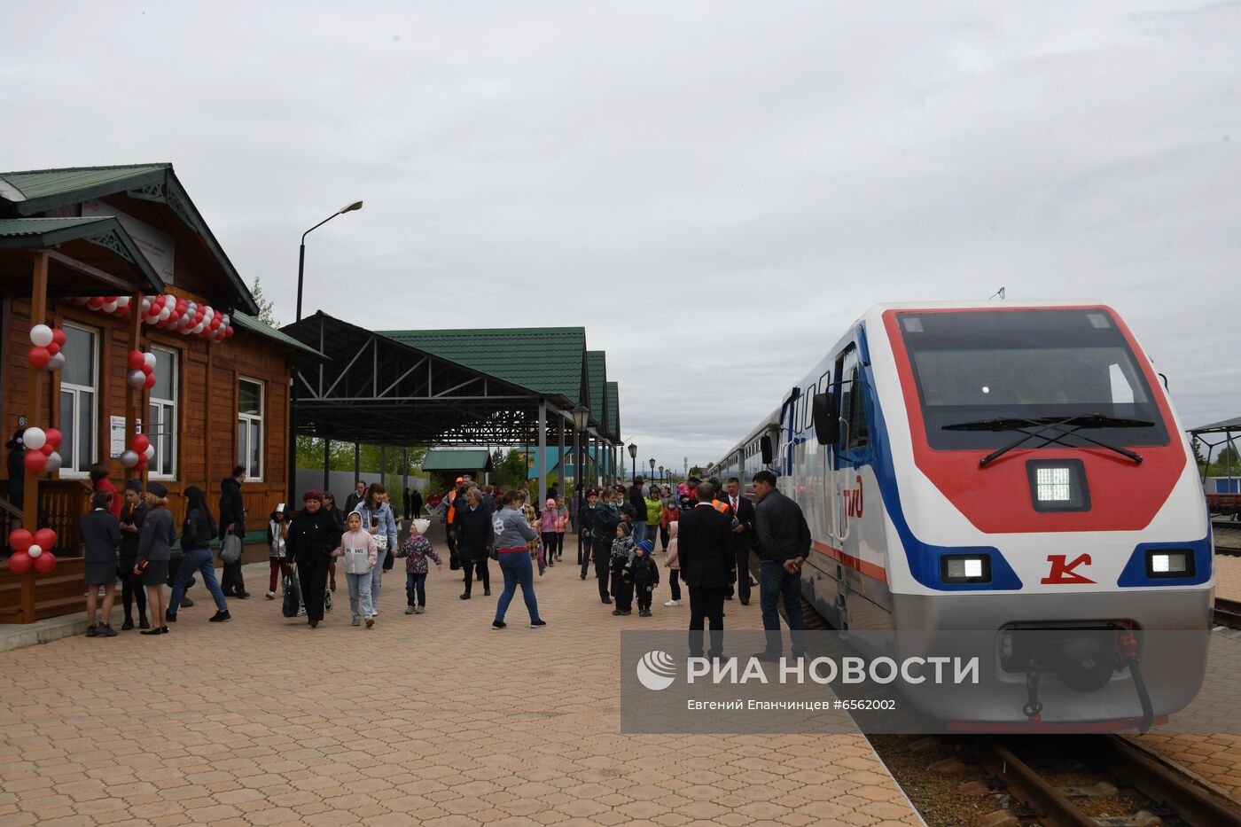 Открытие детской железной дороги в Чите