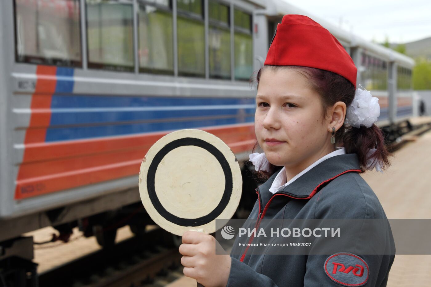 Открытие детской железной дороги в Чите