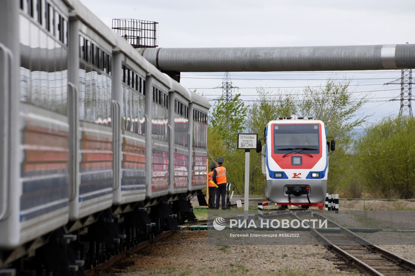 Открытие детской железной дороги в Чите