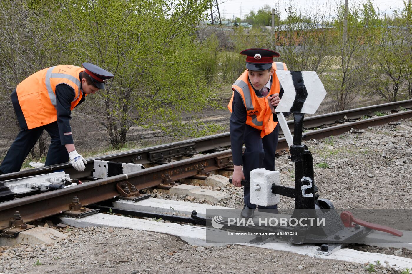 Открытие детской железной дороги в Чите