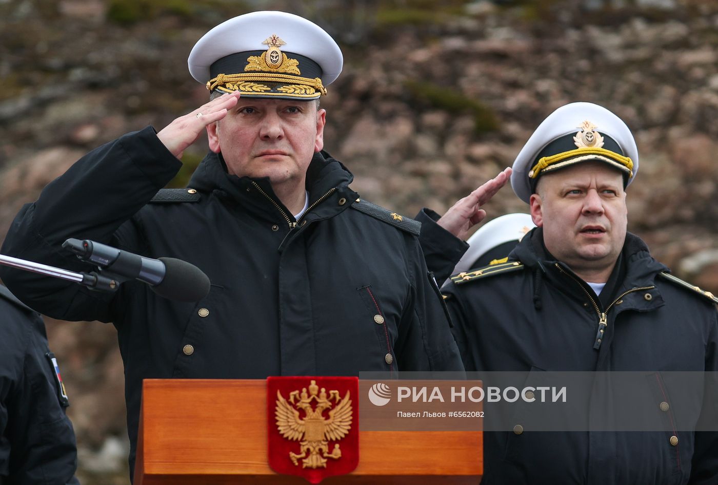 Празднование Дня Северного флота ВМФ России
