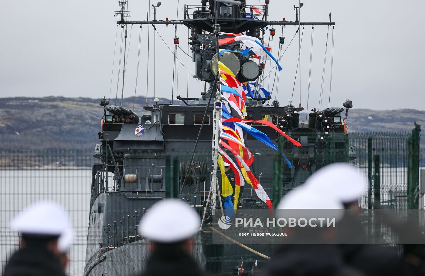 Празднование Дня Северного флота ВМФ России