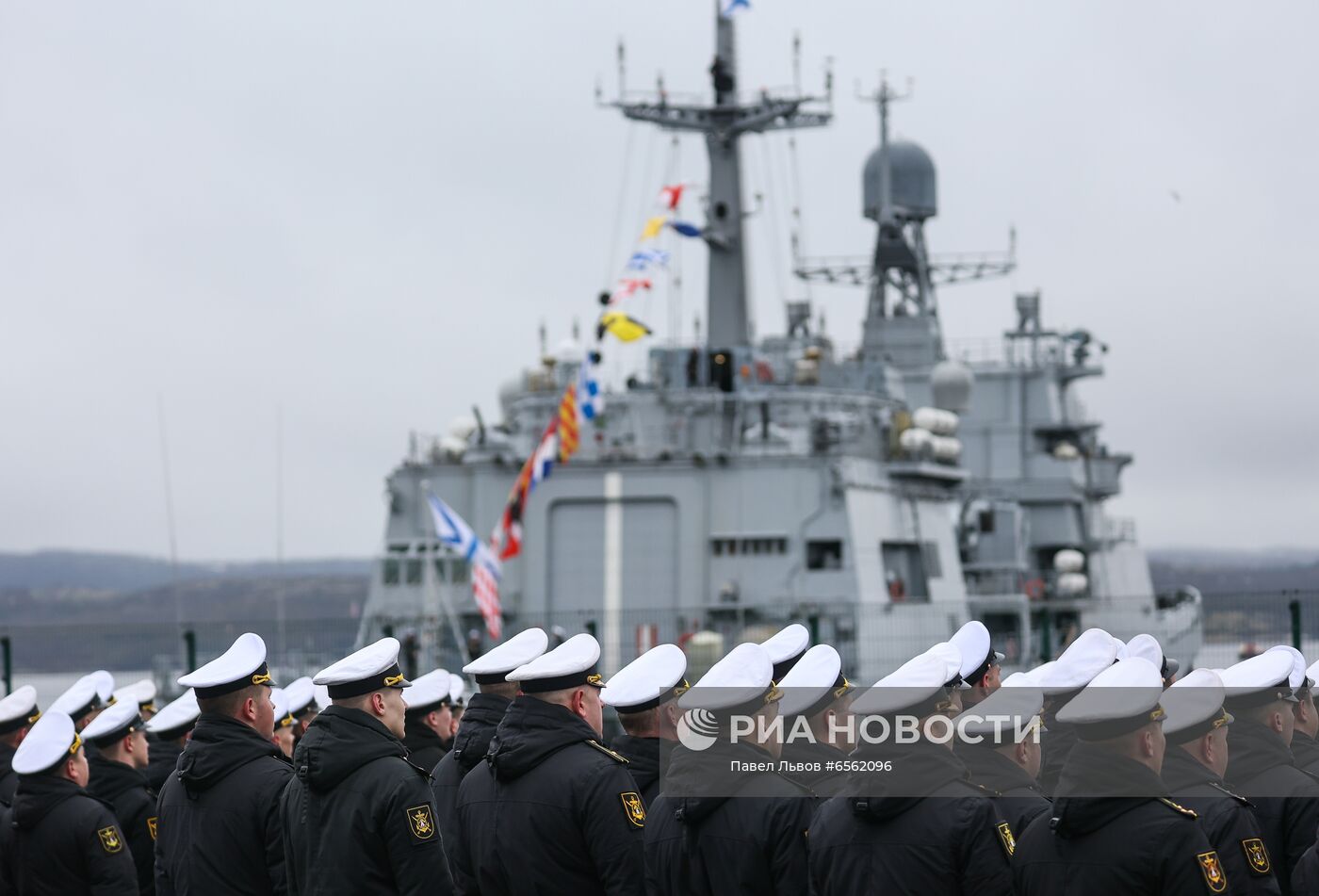 Празднование Дня Северного флота ВМФ России