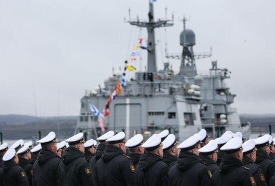 Празднование Дня Северного флота ВМФ России