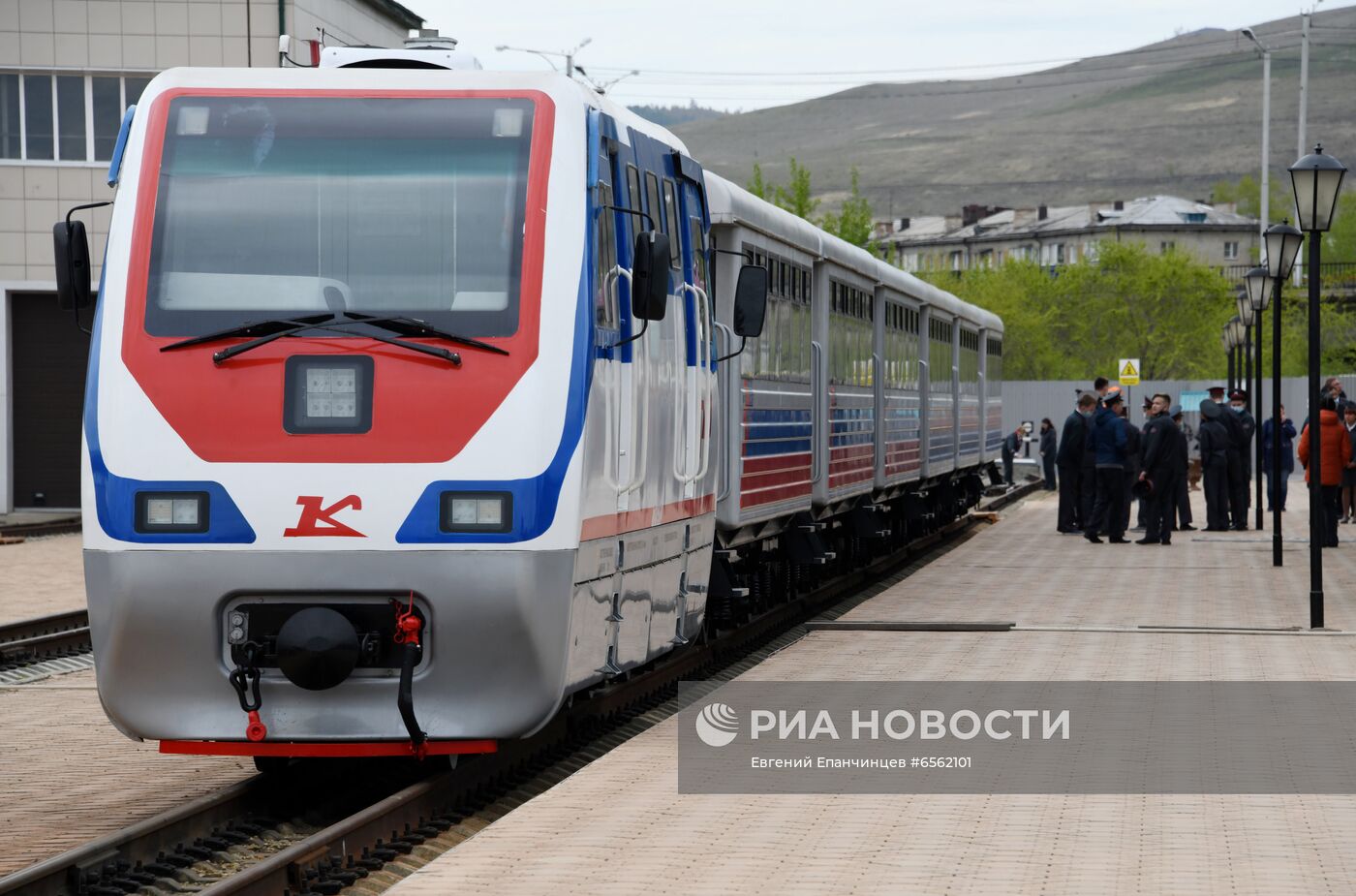 Открытие детской железной дороги в Чите