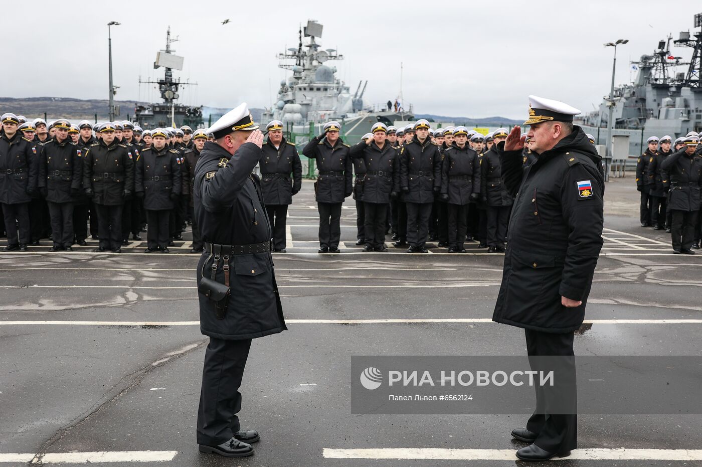 Празднование Дня Северного флота ВМФ России