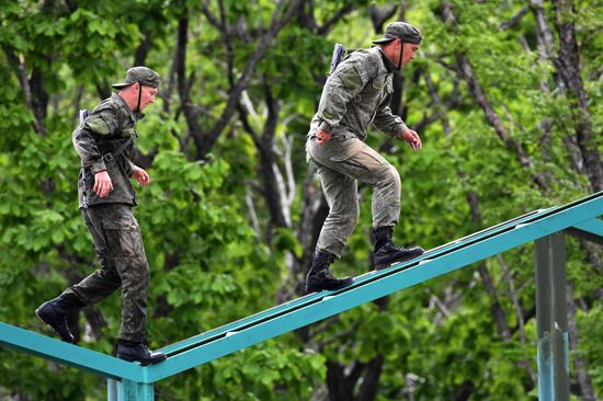 Всеармейский конкурс "Морской десант-2021" во Владивостоке