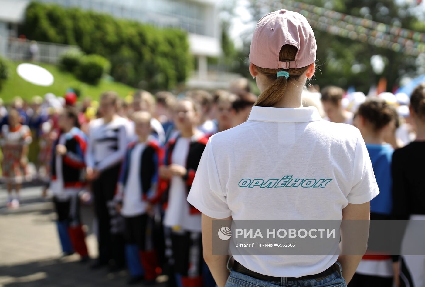 Начало летнего сезона в детском лагере "Орлёнок"