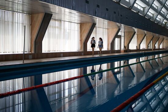 Начало летнего сезона в детском лагере "Орлёнок"