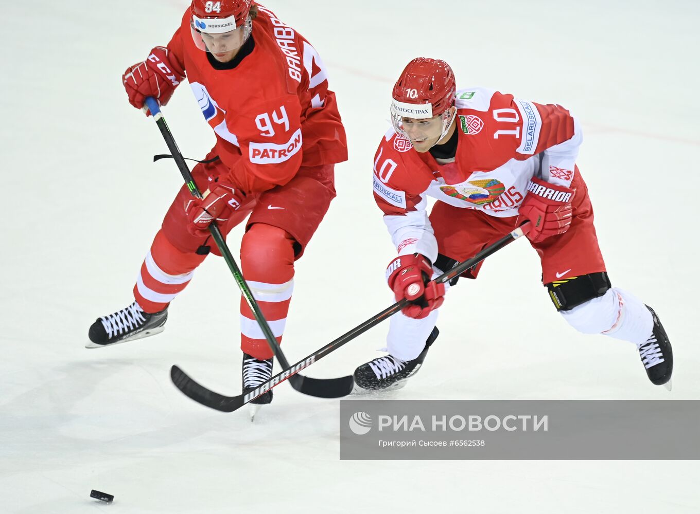 Хоккей. Чемпионат мира. Матч Россия - Белоруссия